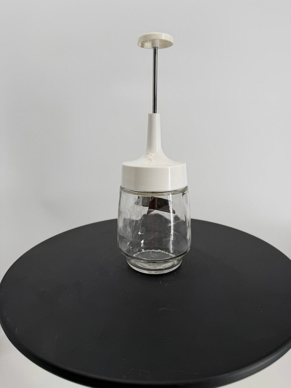 Vintage Gemco Federal Housewares Nut/Herb Chopper Clear Glass Jar USA!